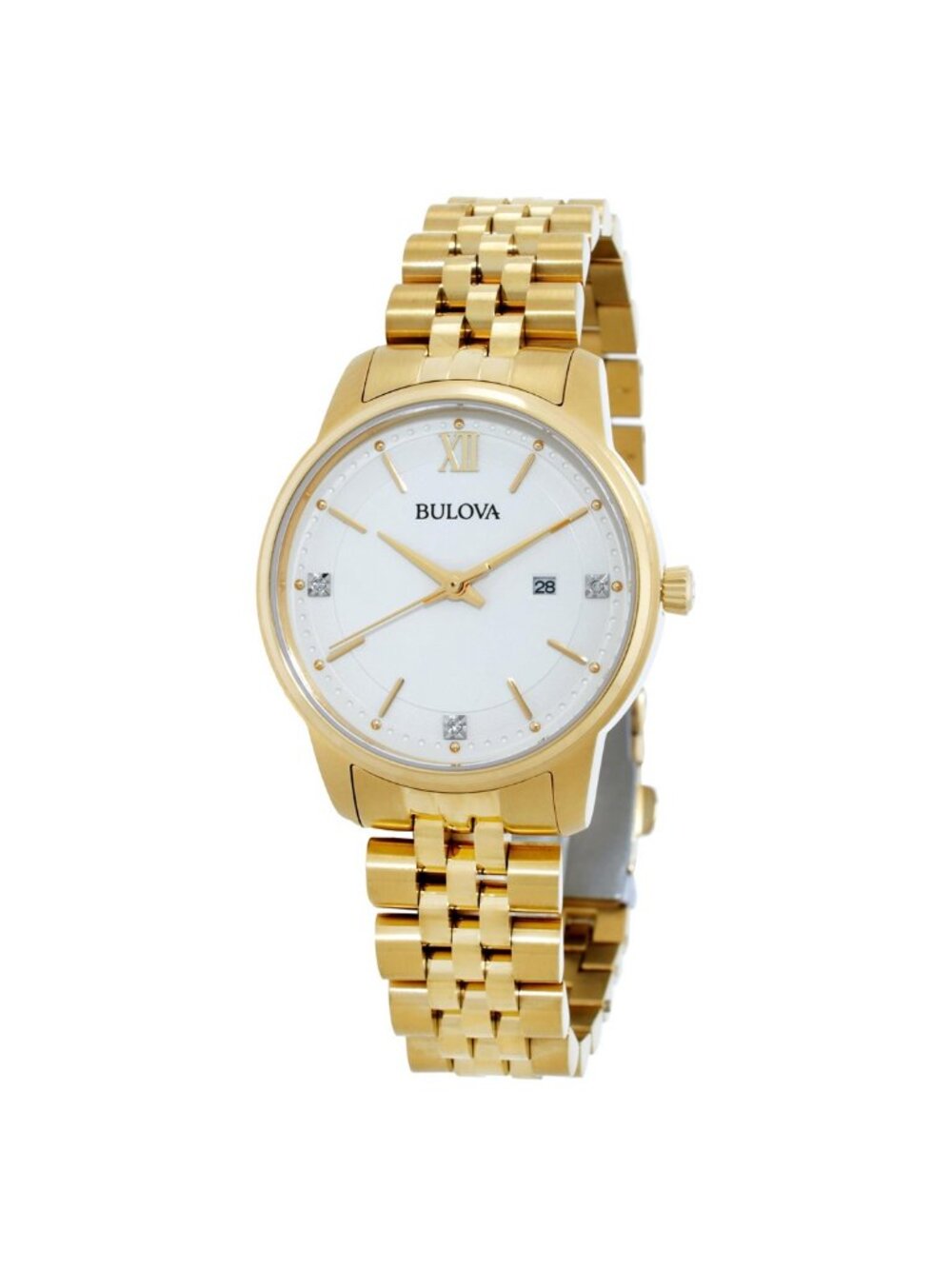 NWT Bulova Crystal Quartz Ladies Watch